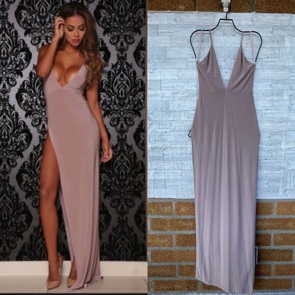 NWT Abyss by Abby ambrosia dress XS Nude - Picture 1 of 16